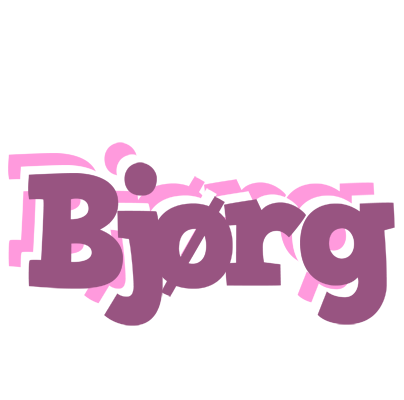 Bjørg relaxing logo