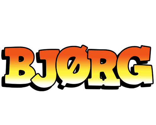 Bjørg sunset logo