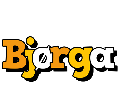 Bjørga cartoon logo