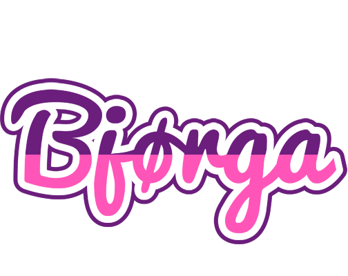 Bjørga cheerful logo