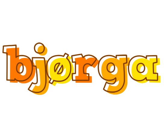 Bjørga desert logo