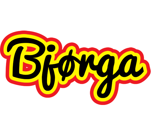 Bjørga flaming logo