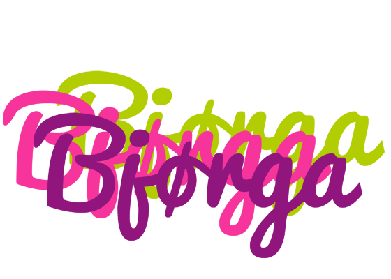Bjørga flowers logo