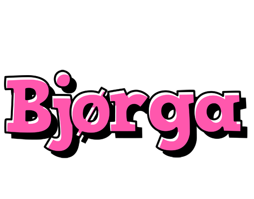 Bjørga girlish logo