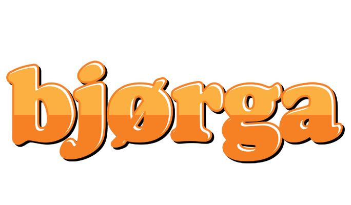 Bjørga orange logo