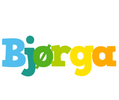 Bjørga rainbows logo