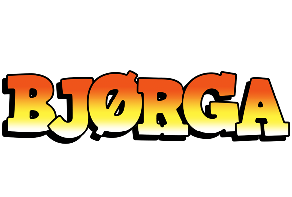 Bjørga sunset logo