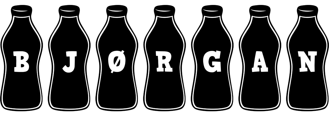 Bjørgan bottle logo