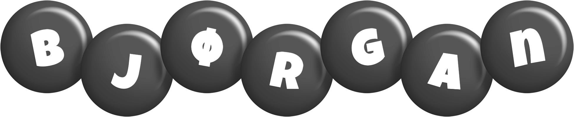 Bjørgan candy-black logo