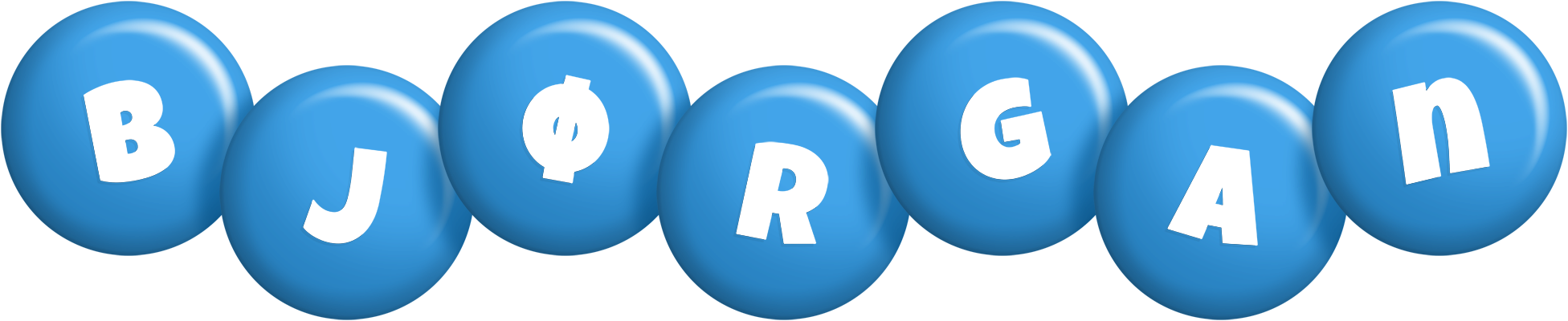 Bjørgan candy-blue logo