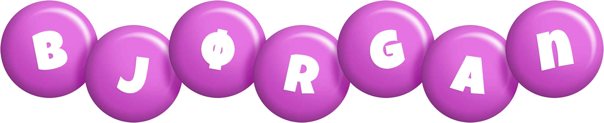 Bjørgan candy-purple logo