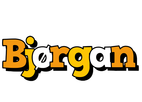 Bjørgan cartoon logo