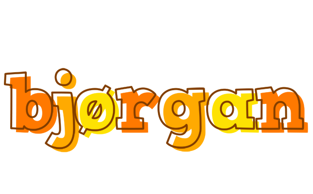 Bjørgan desert logo