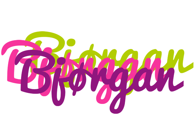 Bjørgan flowers logo