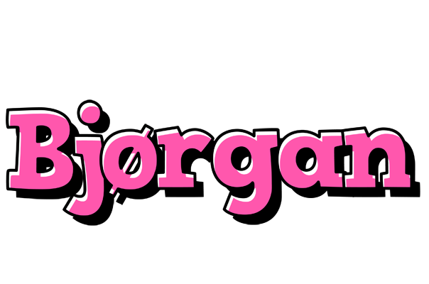 Bjørgan girlish logo