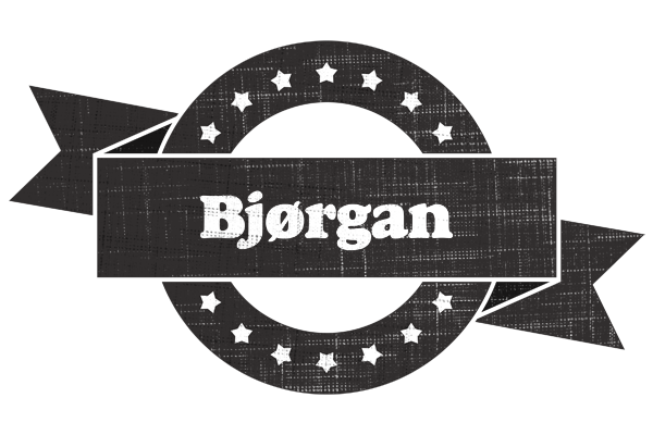 Bjørgan grunge logo