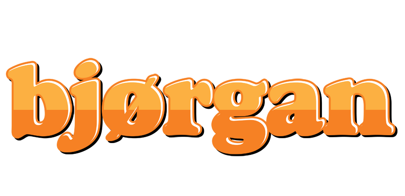 Bjørgan orange logo