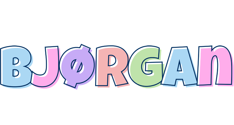 Bjørgan pastel logo