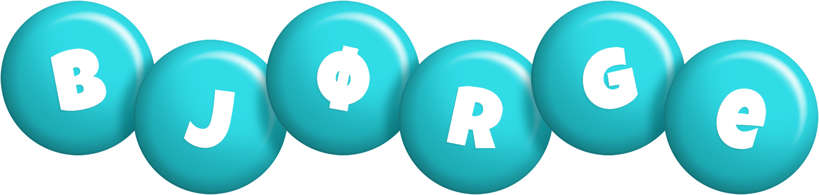 Bjørge candy-azur logo