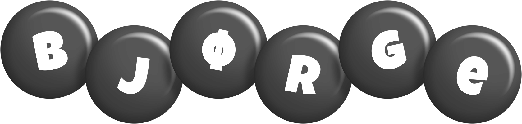 Bjørge candy-black logo
