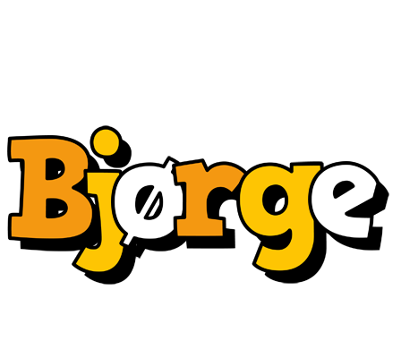 Bjørge cartoon logo