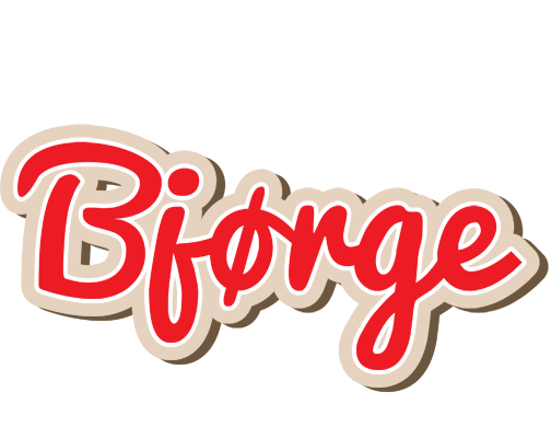 Bjørge chocolate logo