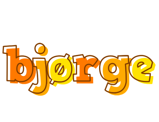 Bjørge desert logo
