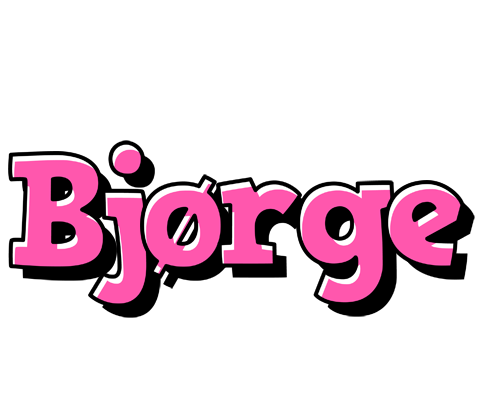 Bjørge girlish logo