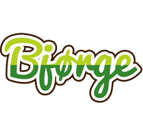 Bjørge golfing logo