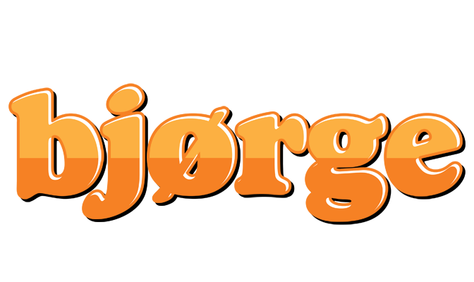 Bjørge orange logo