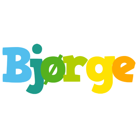 Bjørge rainbows logo