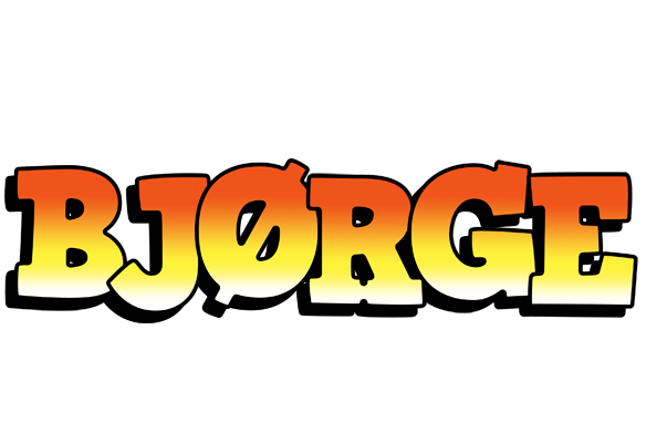 Bjørge sunset logo