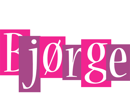 Bjørge whine logo