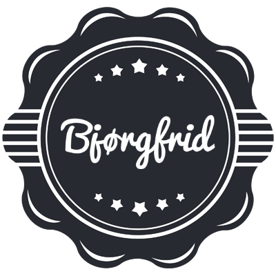 Bjørgfrid badge logo