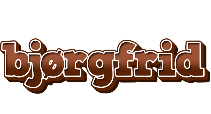 Bjørgfrid brownie logo