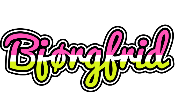 Bjørgfrid candies logo
