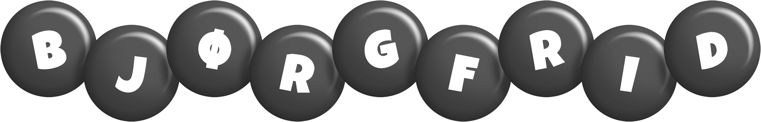 Bjørgfrid candy-black logo