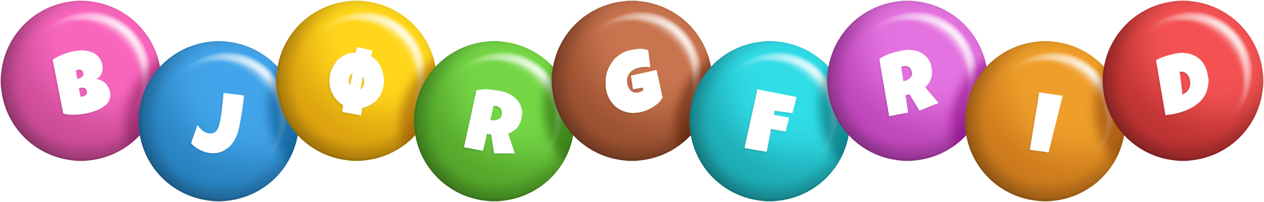Bjørgfrid candy logo
