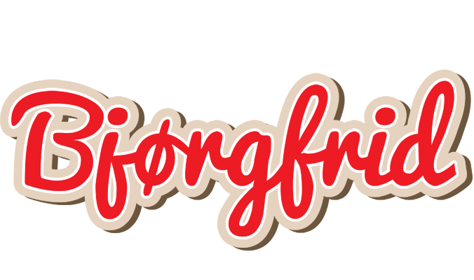 Bjørgfrid chocolate logo