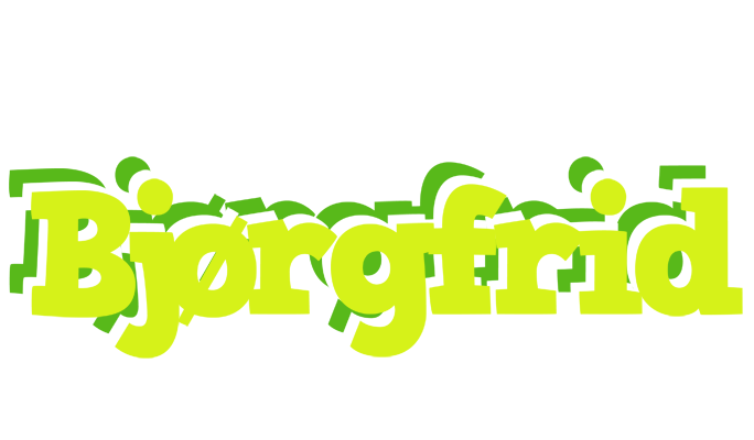 Bjørgfrid citrus logo