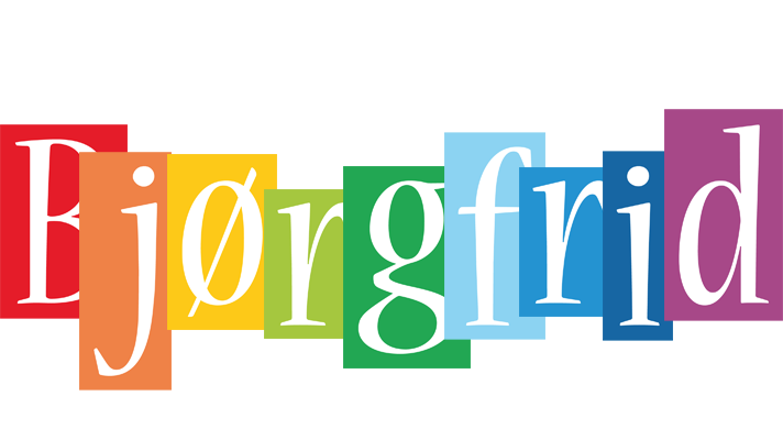 Bjørgfrid colors logo
