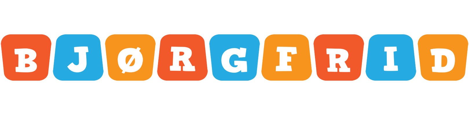 Bjørgfrid comics logo