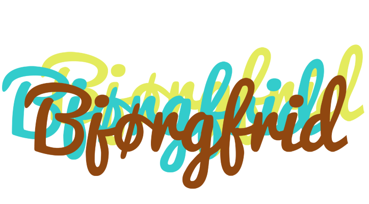 Bjørgfrid cupcake logo
