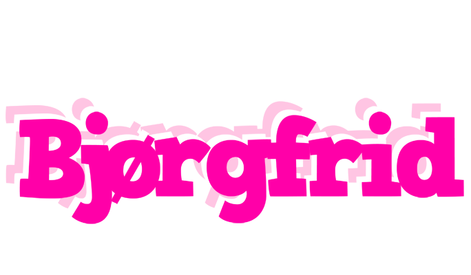 Bjørgfrid dancing logo