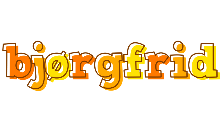 Bjørgfrid desert logo