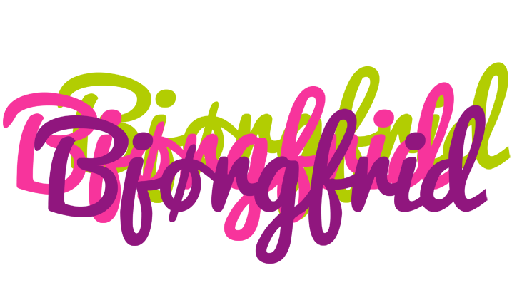 Bjørgfrid flowers logo