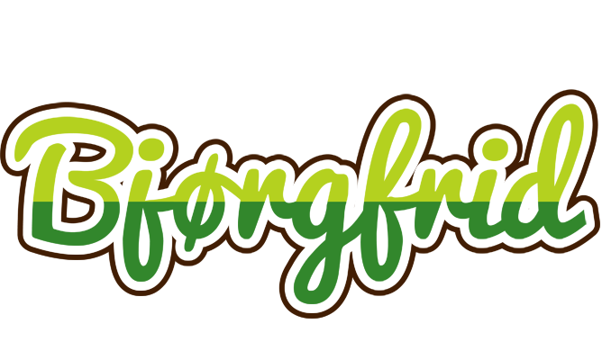 Bjørgfrid golfing logo