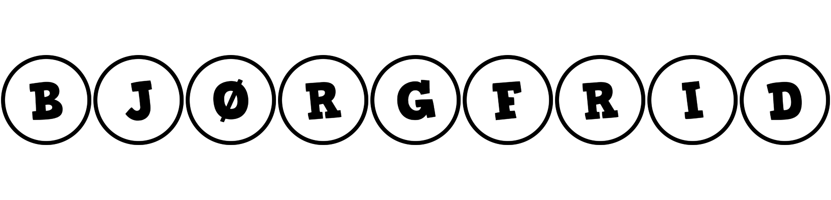 Bjørgfrid handy logo