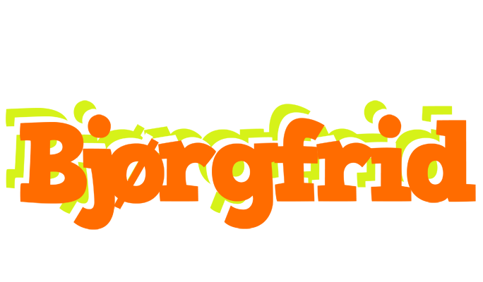 Bjørgfrid healthy logo