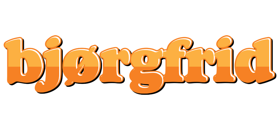 Bjørgfrid orange logo